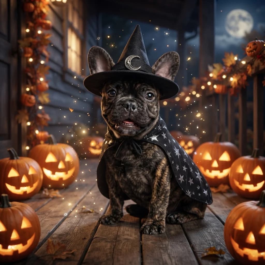 Halloween Pet Portraits — Turn Your Pet into a Little Wizard or Jack-O-Lantern