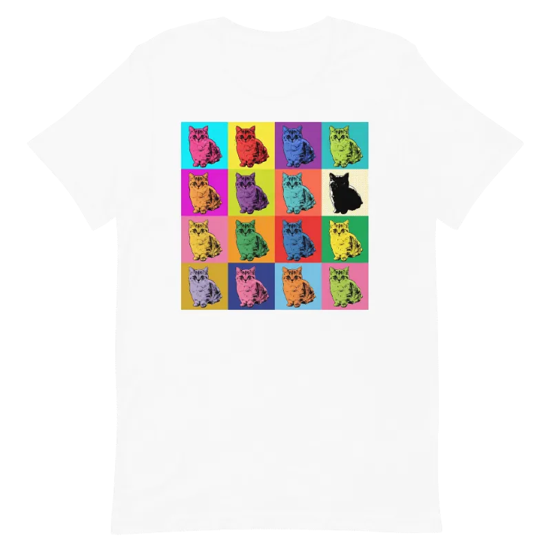 Pop Art style AI portrait t-shirt